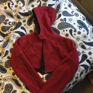 Cropped festival jacket